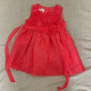 Bright pink formal dress